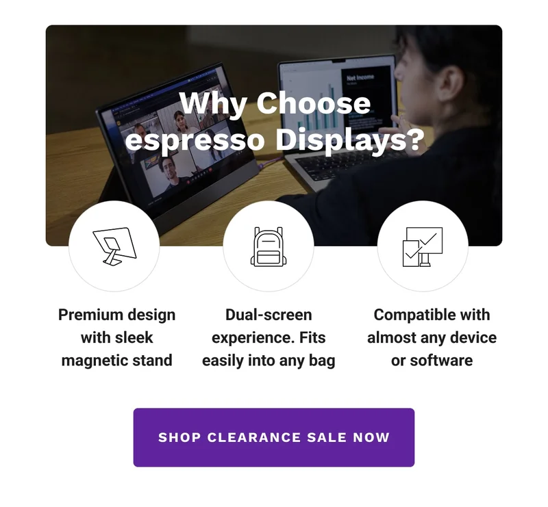 Why choose espresso displays?