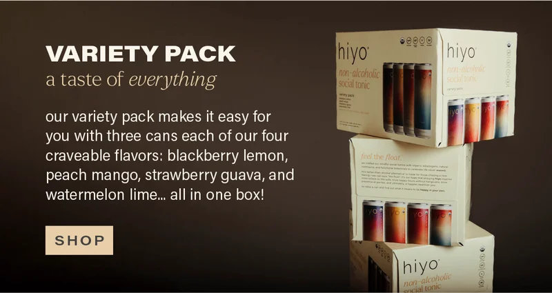 VARIETY PACK (a taste of everything) - our variety pack makes it easy for you with three cans each of our four craveable flavors: blackberry lemon, peach mango, strawberry guava, and watermelon lime... all in one box! [SHOP]
