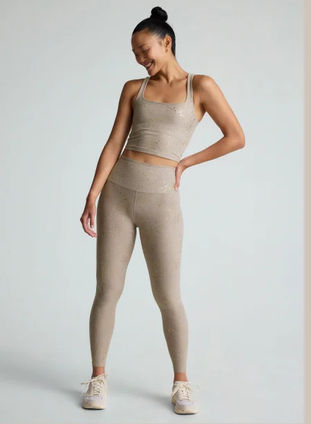Chai Lucky Stars SoftShine High Waisted Midi Legging