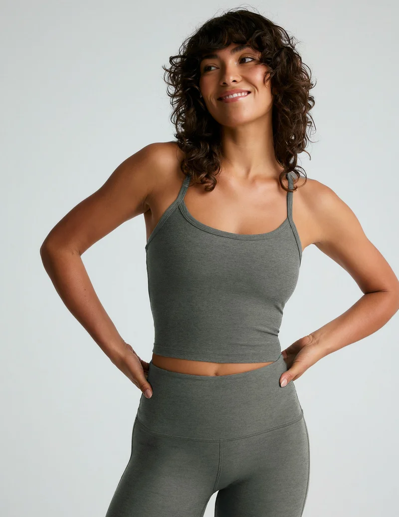 Image of Spacedye Slim Racerback Cropped Tank