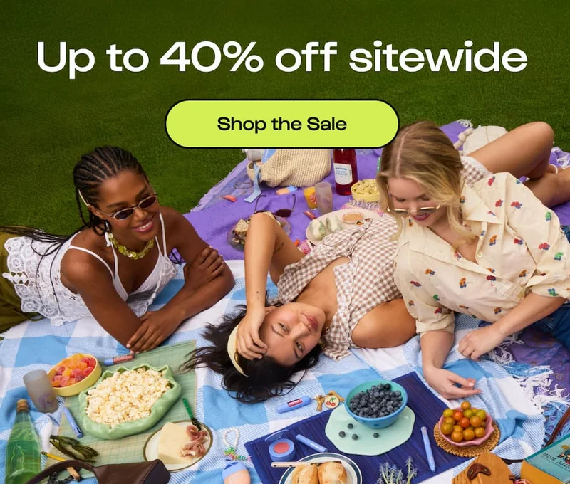 Up to 40% off sitewide!
