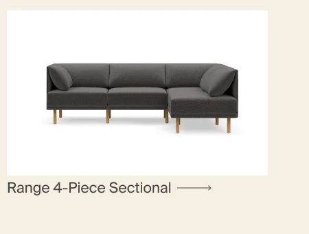 Range 4-Piece One Arm Sectional