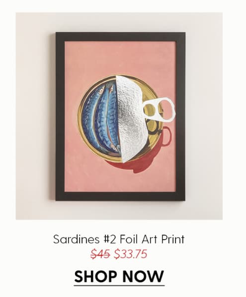 Sardines #2 - Limited Edition Foil Art Print