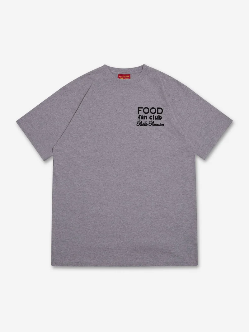 Image of Public Possession Foodclub Tee - Heather Grey