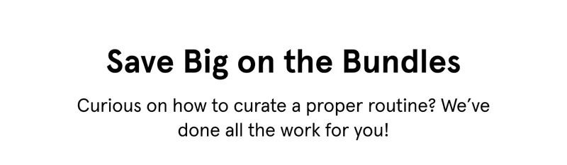 Save Big on the Bundles