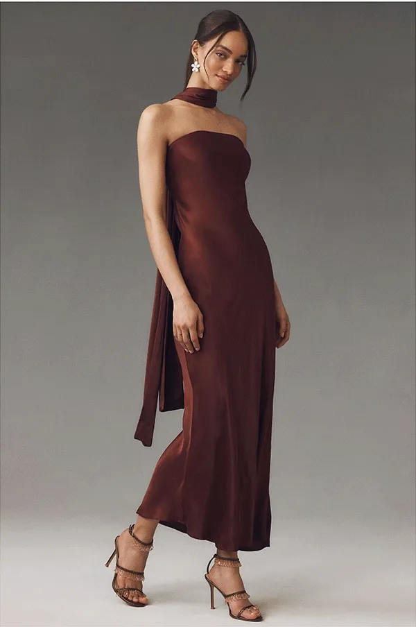 Brown gown