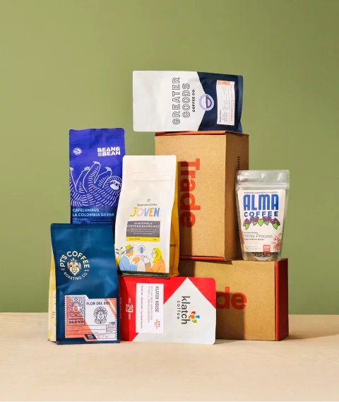 Image: Bags of coffee