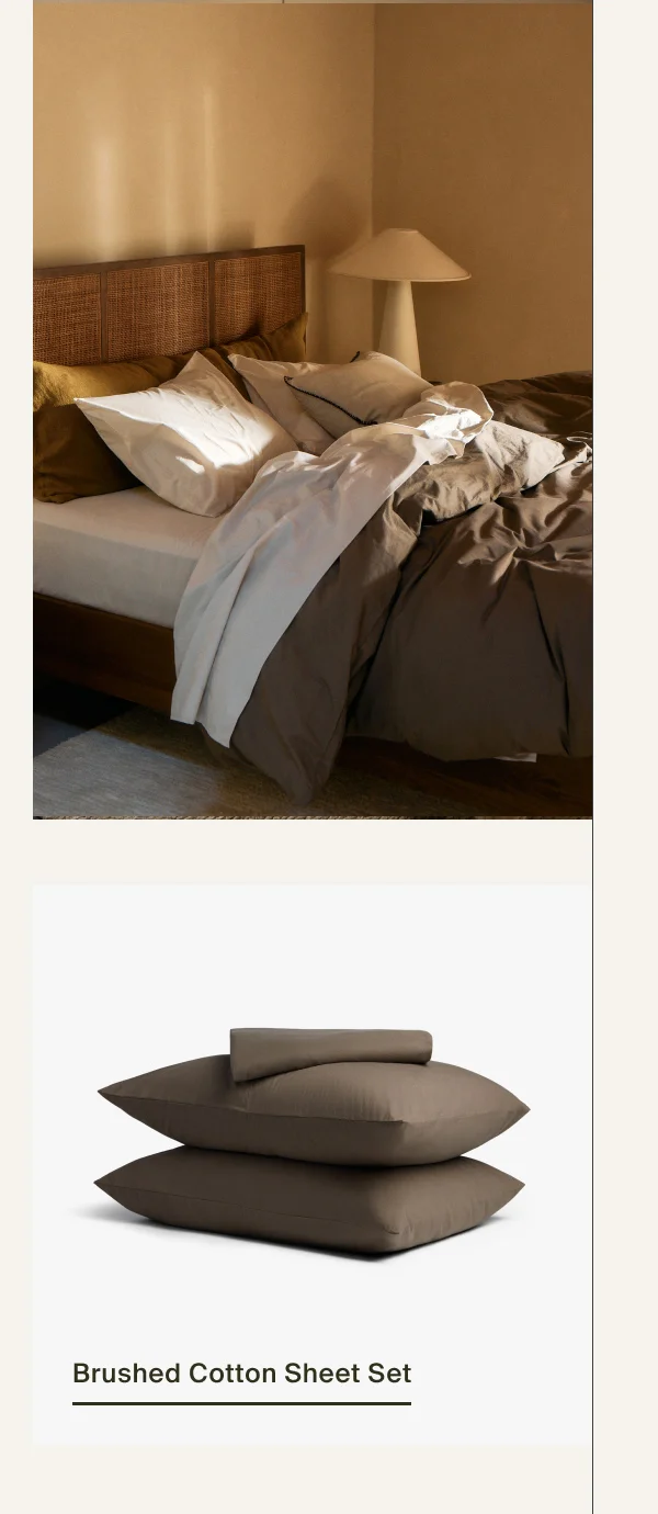 Shop Brushed Cotton Sheet Set