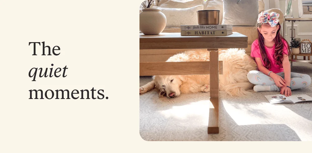 The quiet moments.