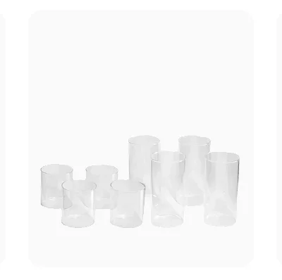 Glass Drinkware Set
