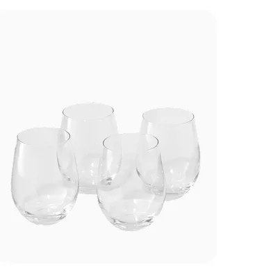 Stemless Wine Glasses (Set of 4)