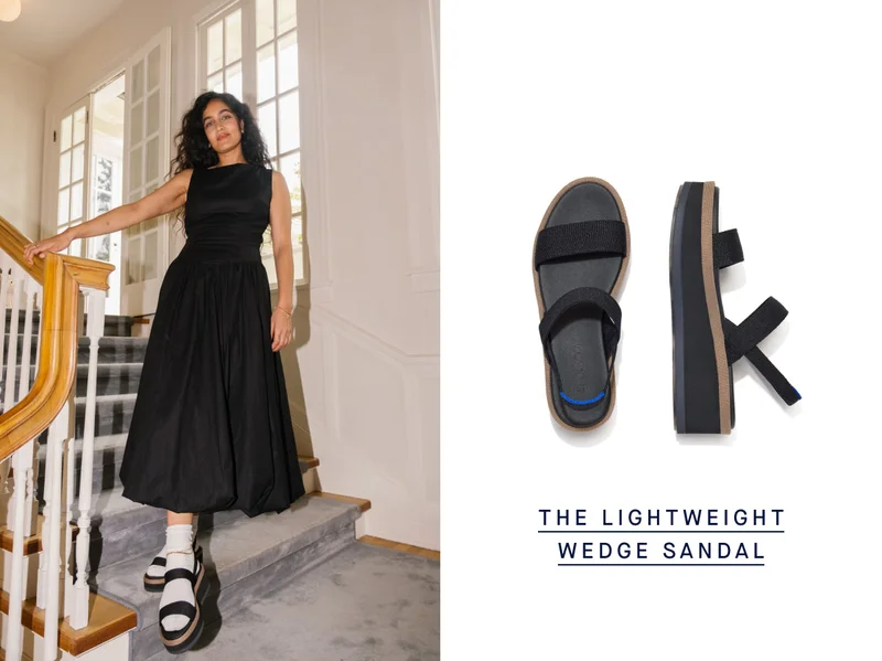 THE LIGHTWEIGHT WEDGE SANDAL THE LIGHTWEIGHT WEDGE SANDAL