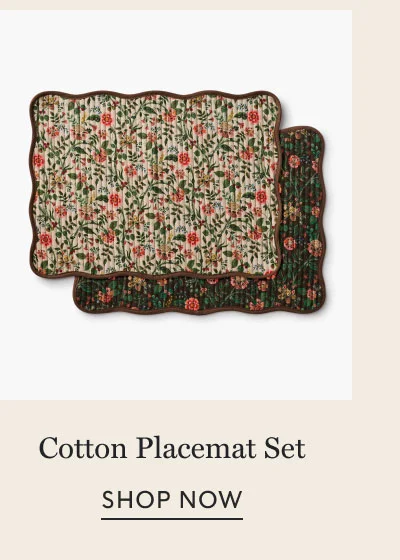 Cotton Placemat Set - Shop Now
