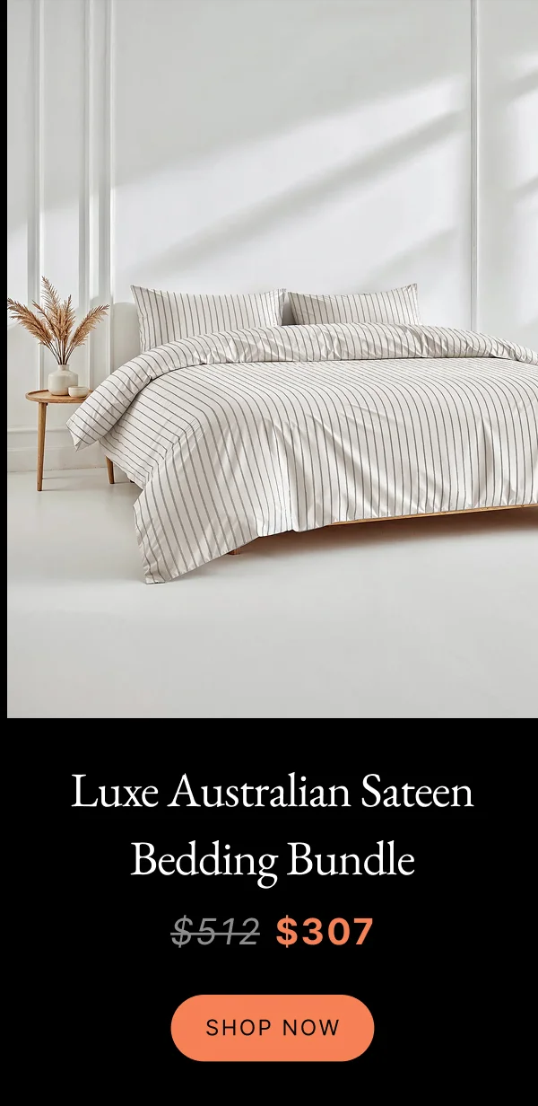 Luxe Australian Sateen Bedding Bundle