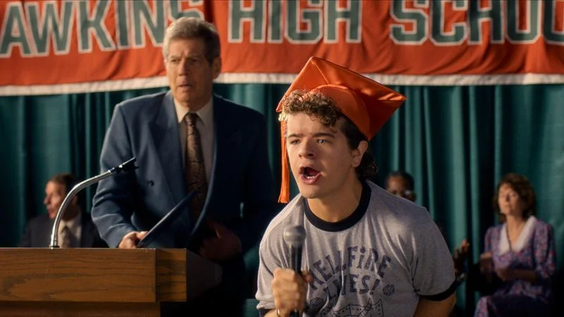Gaten Matarazzo as Dustin Henderson in the 'Stranger Things' finale