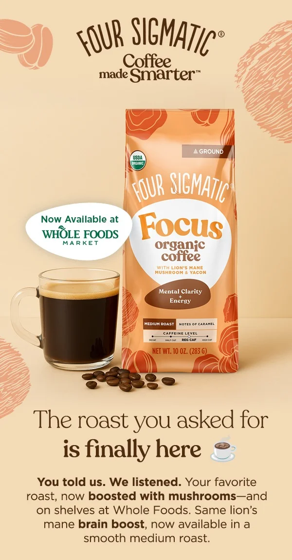 Four Sigmatic Now Available at Whole Foods Market