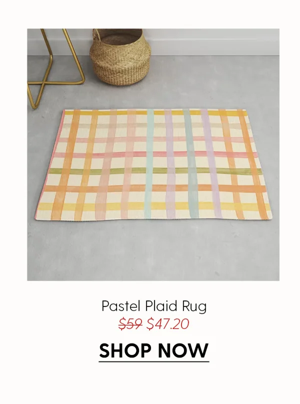 Pastel plaid Rug