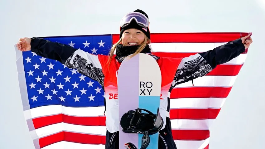 Chloe Kim is writing snowboarding history