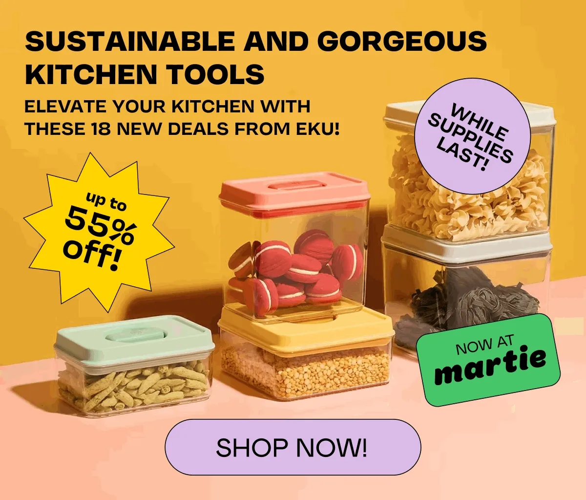 Sustainable and Gorgeous Kitchen Tools - up to 40% off! Shop Now!