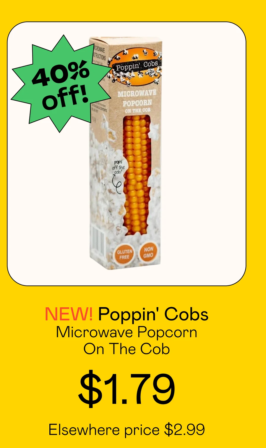 Microwave Popcorn On The Cob