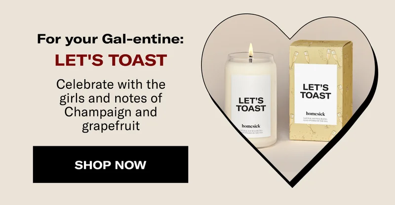 For your Gal-entine: | Let's Toast | Celebrate with the girls and notes of Champaign and grapefruit&nbsp;| SHOP NOW