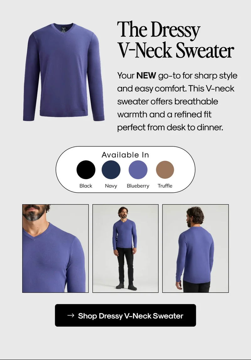 The Dressy V-Neck Sweater