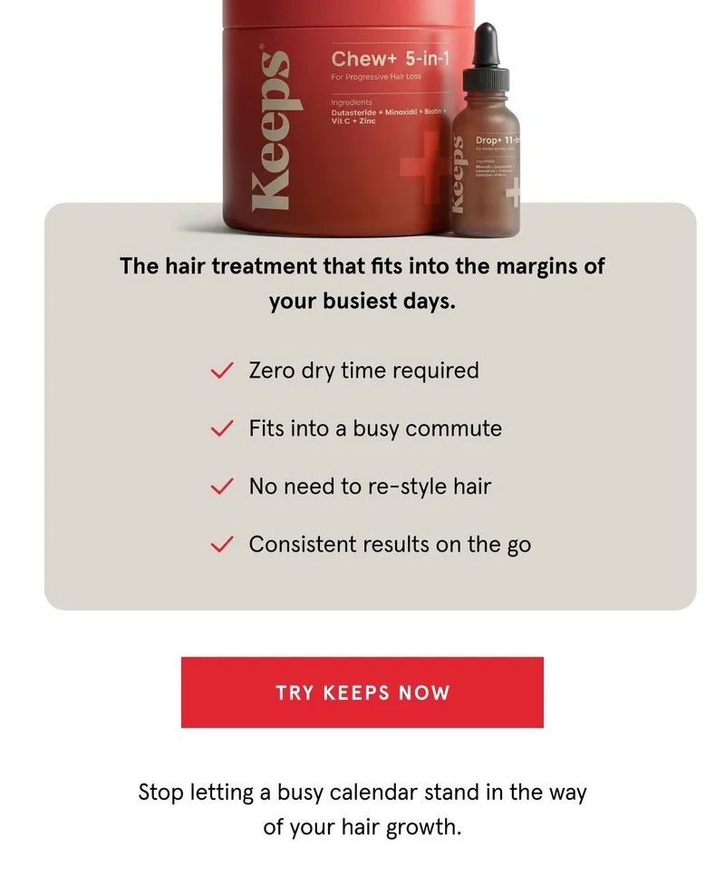 Keeps makes your hair healthy