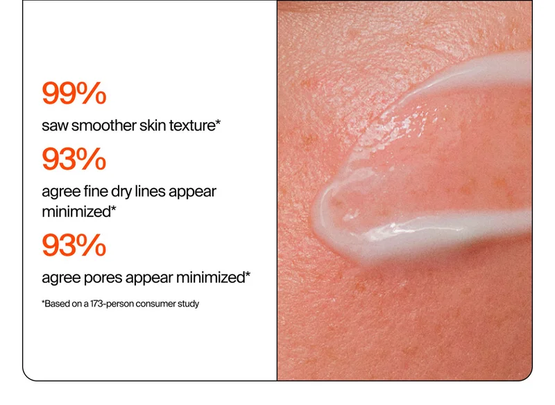 99% saw smoother skin texture