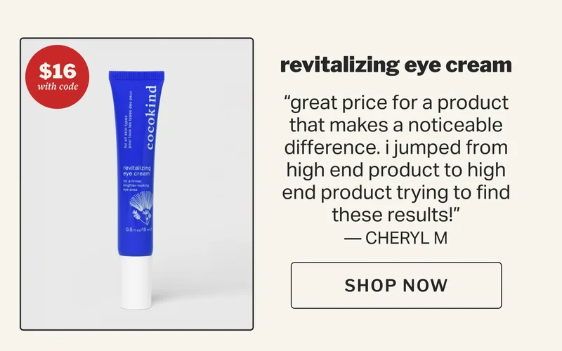 Revitalizing eye cream