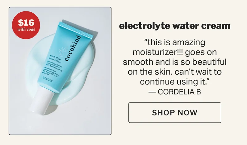 electrolyte Water Cream