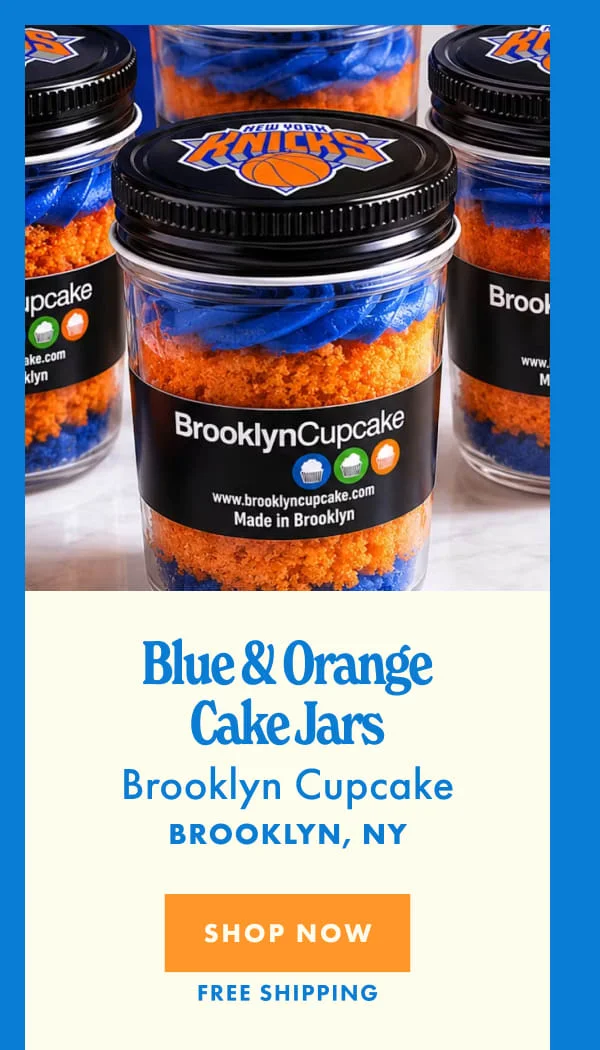 Blue & Orange Cake Jars