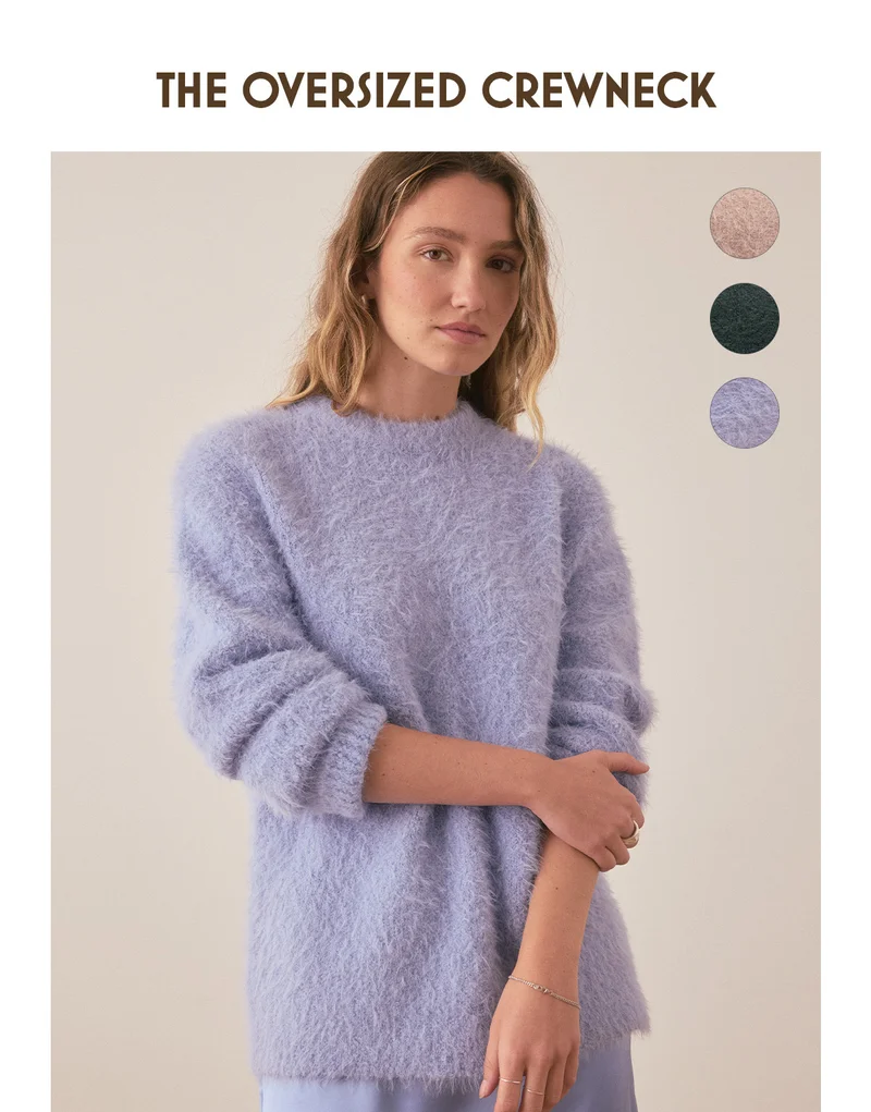 The oversized crewneck
