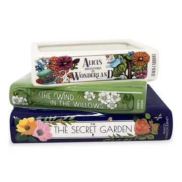 Steel Mill & Co. Stacked Books Planter