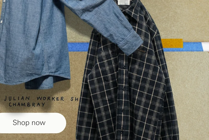 Julian Worker Shirt Chambray Julian Worker Shirt Chambray