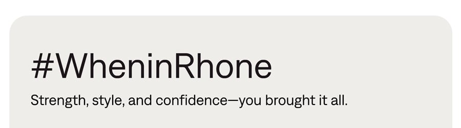 #WheninRhone