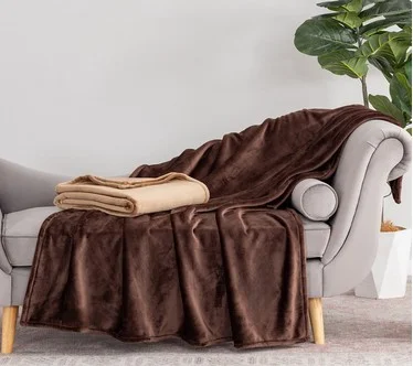 Berkshire S/2 60x70 Velvetsoft Plush Throws with Gift Boxes