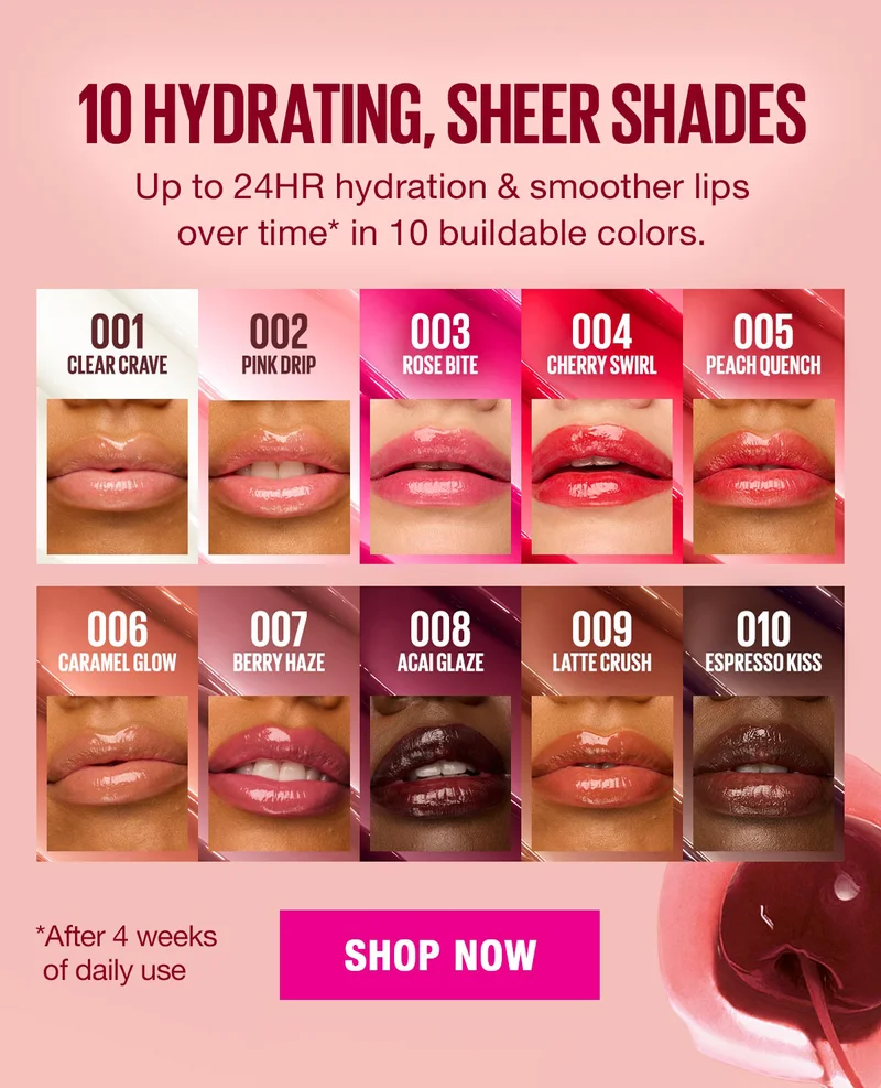 10 Hydrating, Sheer Shades