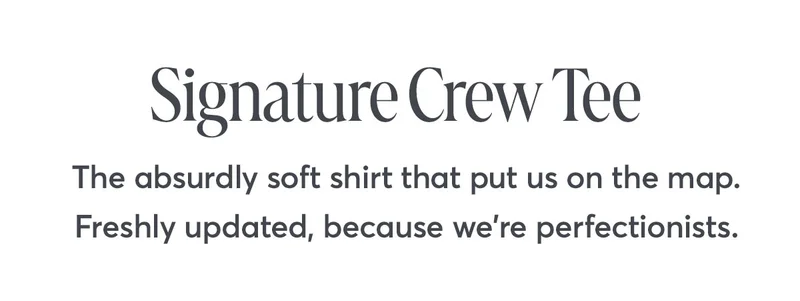 Signature Crew Tee