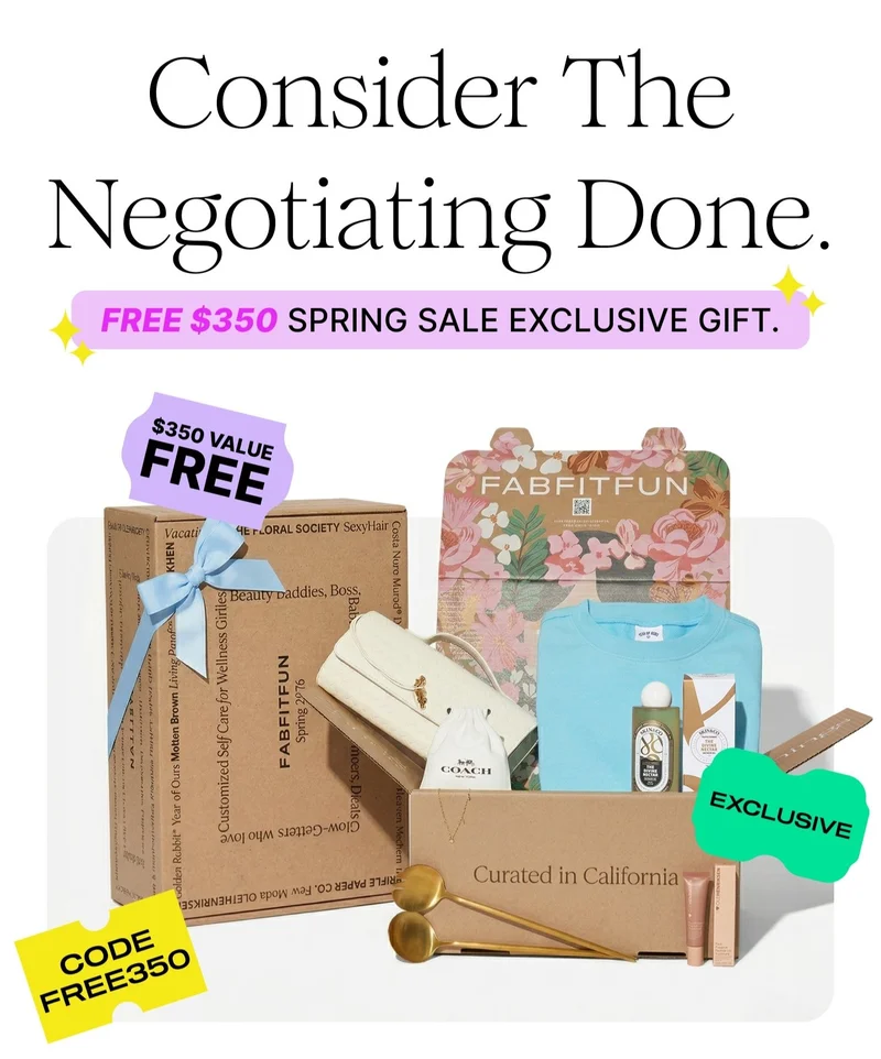 Consider The Negotiating Done. | FREE $350 SPRING SALE EXCLUSIVE GIFT.