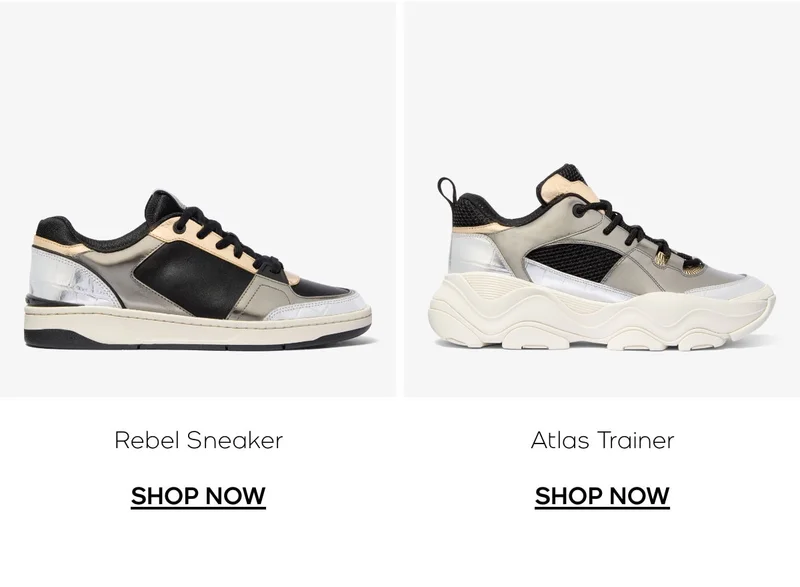 Rebel Sneaker SHOP NOW Atlas Trainer SHOP NOW