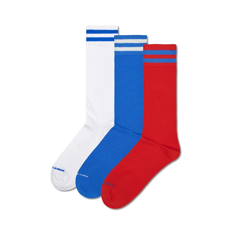 3-Pack Solid Sneaker Socks