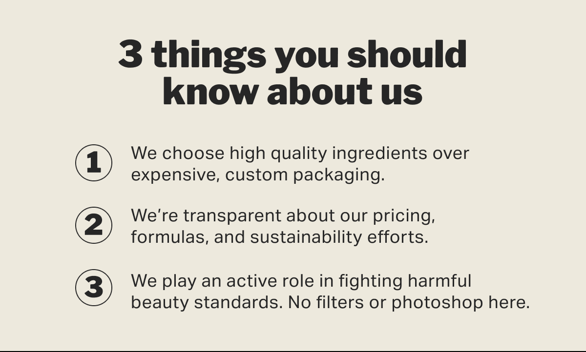 3 things you should know about us