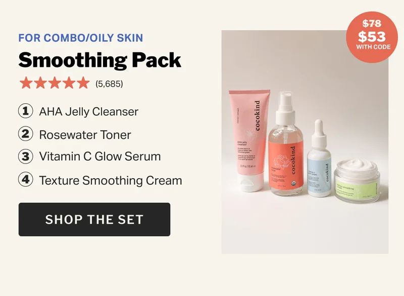For combo/oily skin - Smoothing Pack - Shop the Set