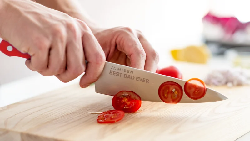 Misen 6.5 Inch Red Chef's Knife