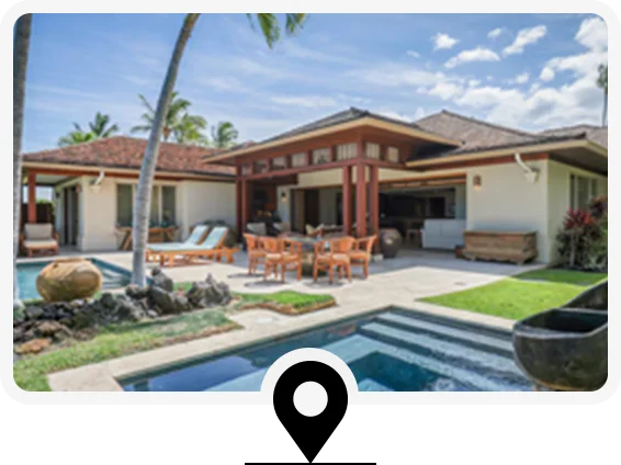 Bask in abundant sunshine at a modern vacation rental with palm-framed patios and a pristine backyard pool with our Warm Weather Escapes Collection.