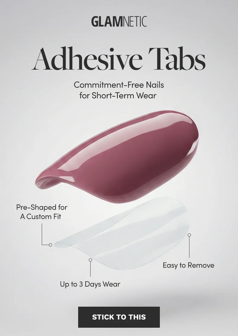 Adhesive Tabs. Stick to this