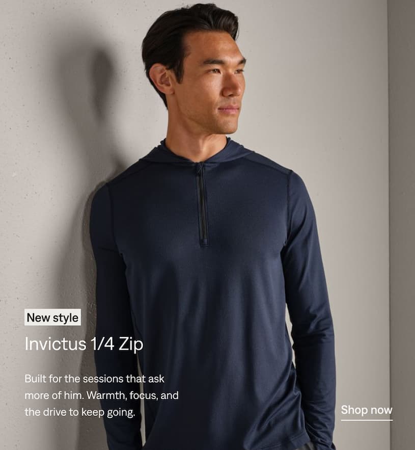 New style: Invictus 1/4 Zip Hoodie