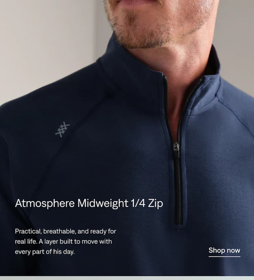 Atmosphere Midweight 1/4 Zip