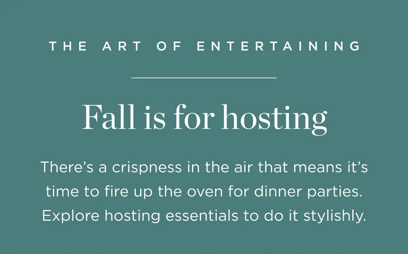 Fall is for Hosting