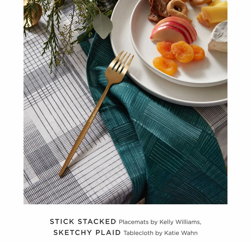 Stick Stacked, Sketchy Plaid